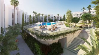 Contemporary-new-apartment-complex,-New-Golden-Mile